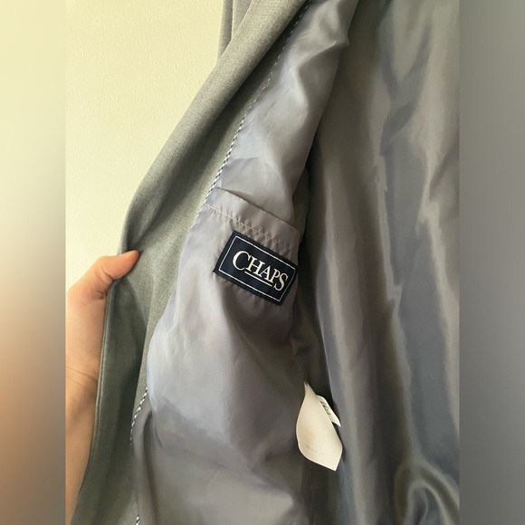 Chaps Boys 2 Piece Suit Set Jacket Dress Pants 16 - Picture 4 of 7